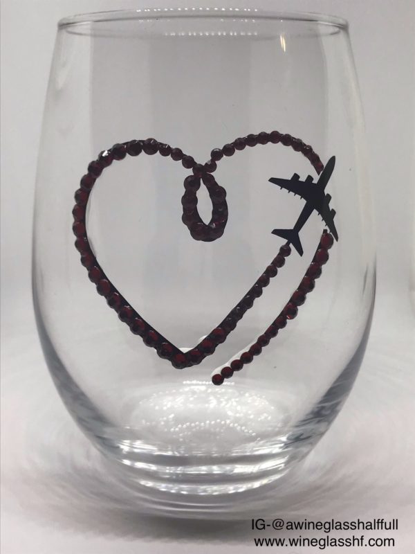 Flights & Feelings- Wine Glass 21 oz or ceramic mug