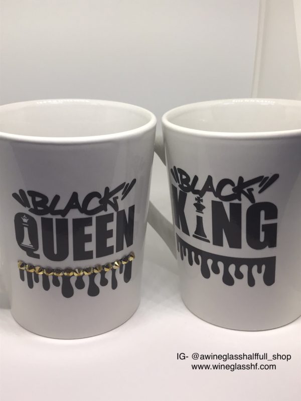 King & Queen coffee mugs (set)