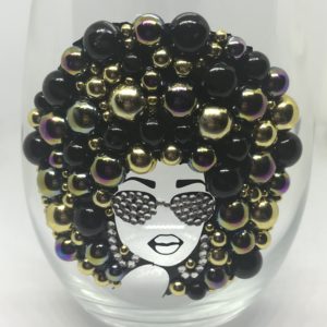 bling wine glass