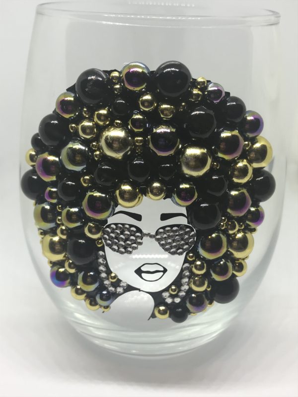 bling wine glass
