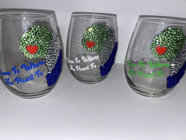 Home is Where the Heart is- (Wine Glass 21oz or Ceramic Mug) - Image 2