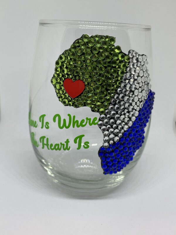Home is Where the Heart is- (Wine Glass 21oz or Ceramic Mug)