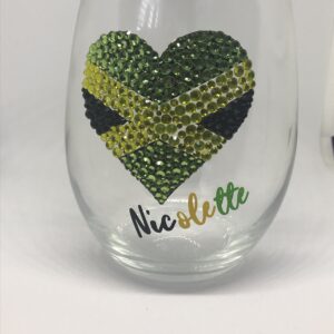 Jamaica Love- 21oz Wine Glass or Ceramic Mug