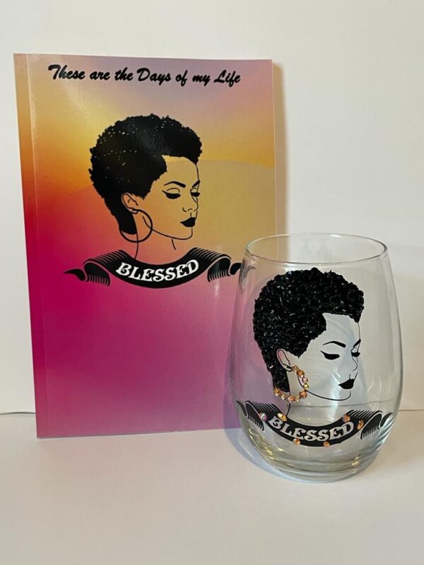 Journal and Wine Glass 21oz Bundle