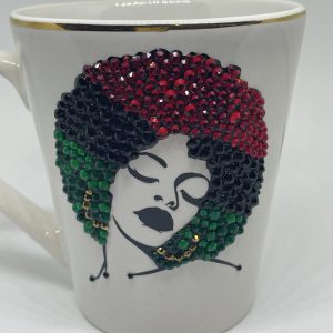 Ms. Ghana- Wine glass 21oz or ceramic mug