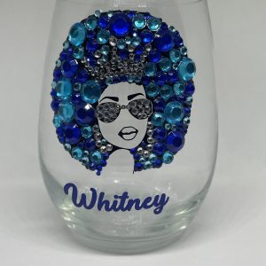 Travel Queen Customizable- Wine Glass 21oz or ceramic mug