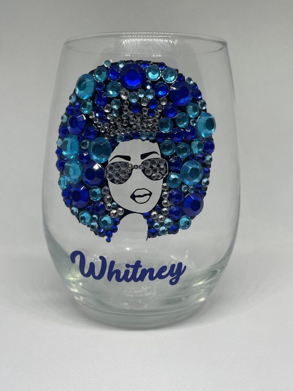 Travel Queen Customizable- Wine Glass 21oz or ceramic mug